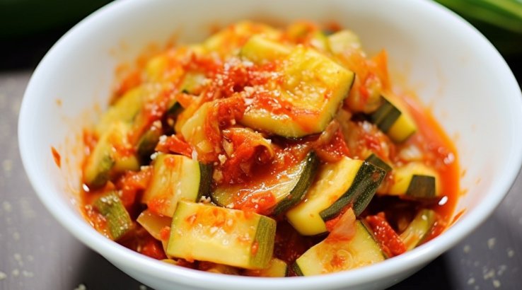 Консервовані кабачки з аджикою