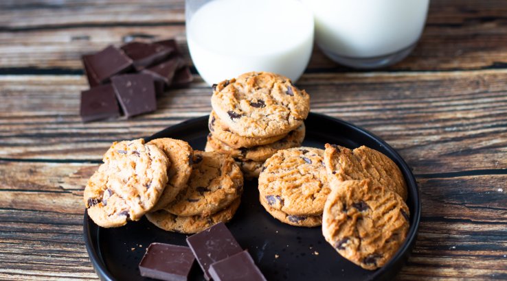 Печиво на йогурті із шоколадом