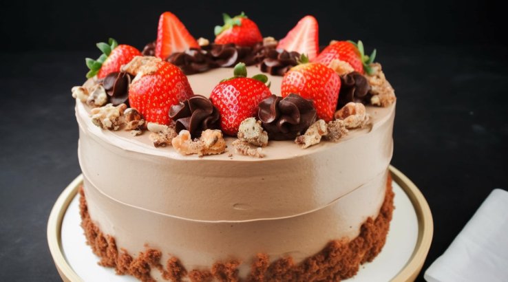 Полуничний торт