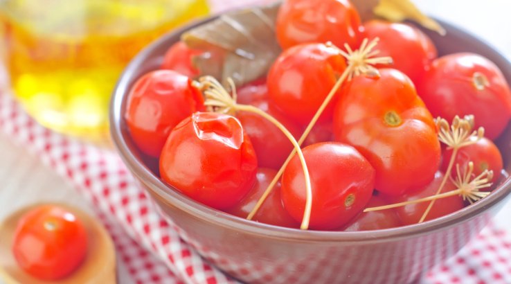 Мариновані чері з виноградом