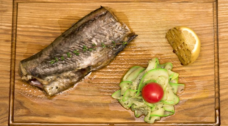 Печений сом