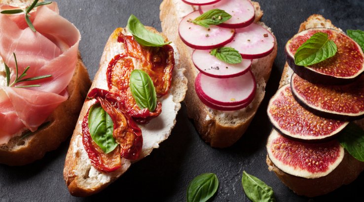 Грінки з смаженою редискою