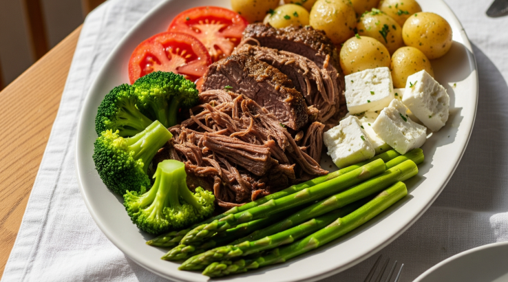 Літній салат-конструктор з яловичиною