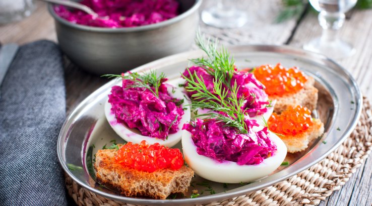 Яйца с начинкой