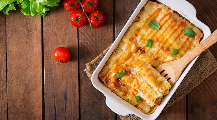 Млинці під бешамеллю