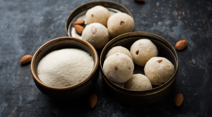 Кульки з манної каші та родзинок