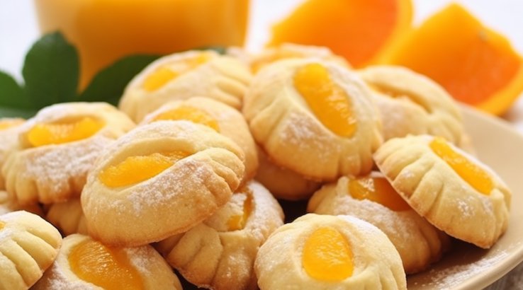 Пісочне печиво з курагою