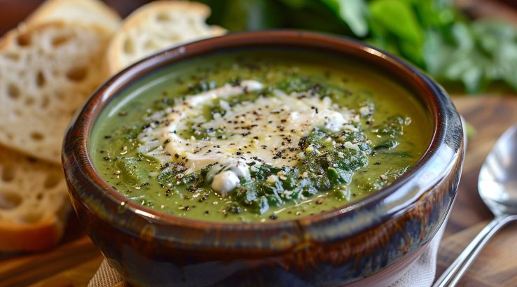 Крем-суп зі шпинатом