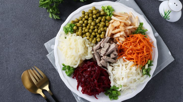 Салат купками «Бейжа»