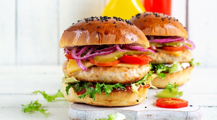 Корисні сирні булочки для бургера