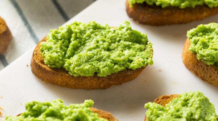 Намазка із зеленого горошку