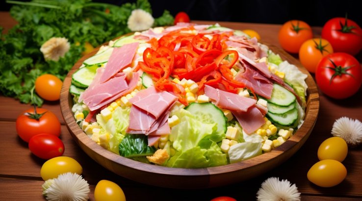 Салат «Козел в огороде»