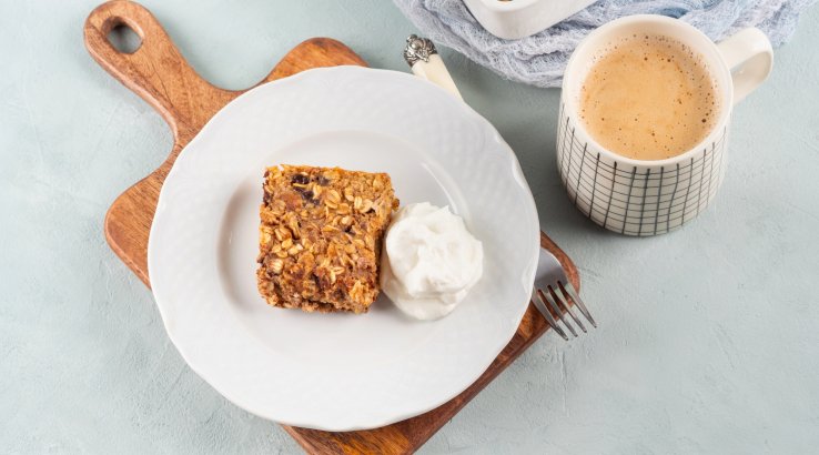 Запечена вівсянка з бананами