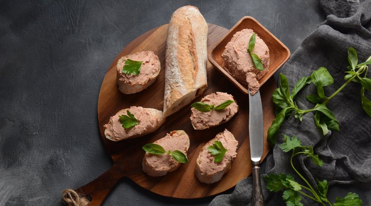 Паштет з курячої печінки та баклажанів