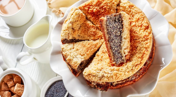 Пиріг із сирно-маковою начинкою