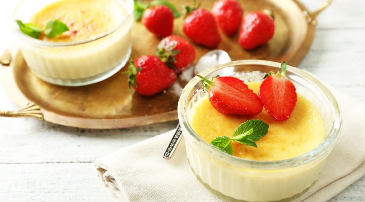 ванільне крем-брюле до кави