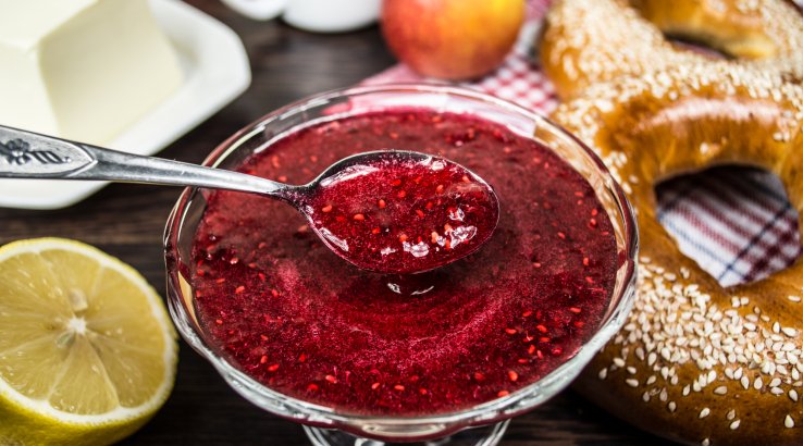 Варення з малини і яблук