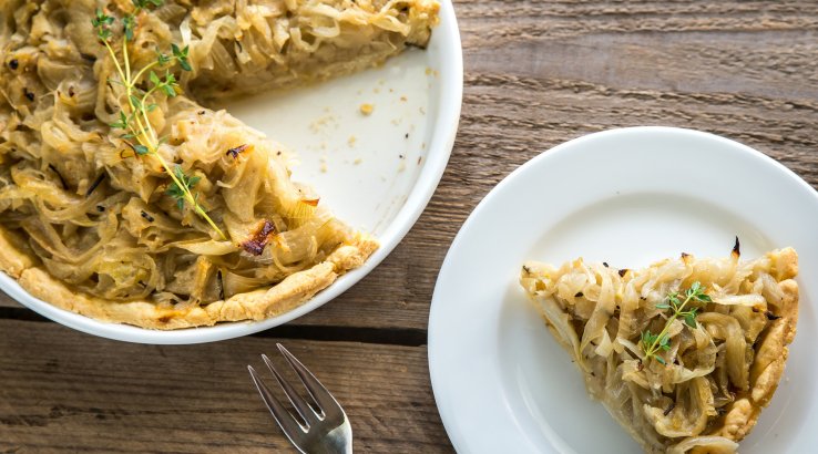 Цибулевий пиріг з сиром