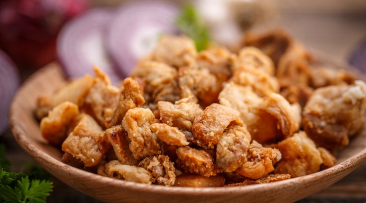 Курячі шкварки