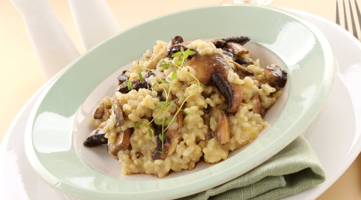 Ризото з лісовими грибами