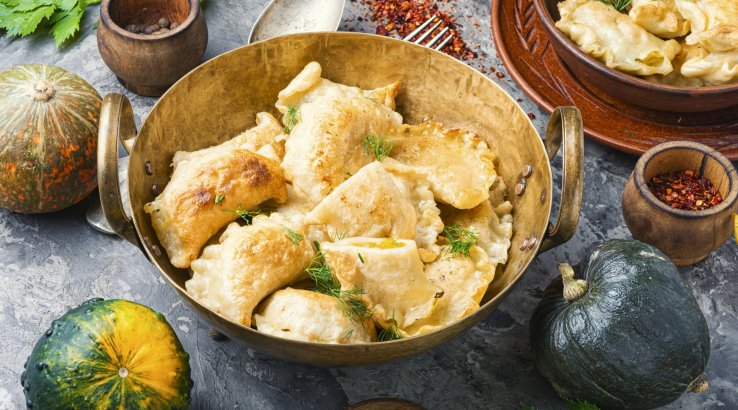 Вареники з гарбузом