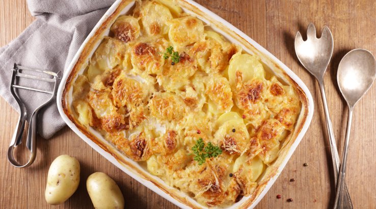 Запіканка з картоплі та сира