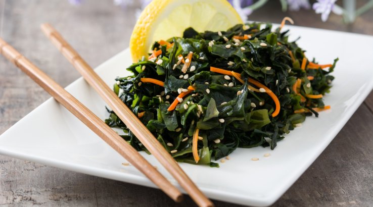 Салат з морської капусти та моркви