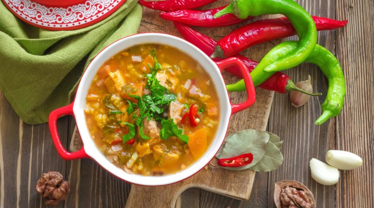 мексиканський суп з куркою