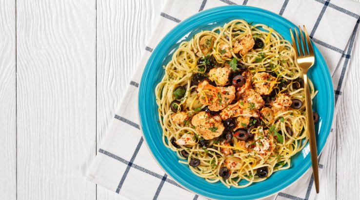 Спагеті з цвітною капустою