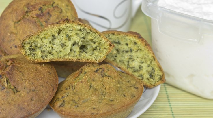 Кекси з кропивою