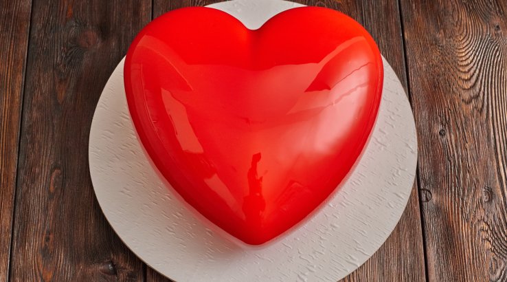 Мусовий торт "Серце"