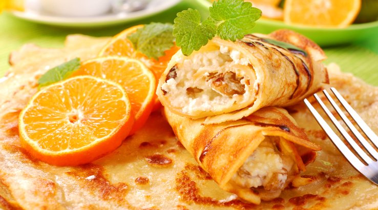 Млинці з сиром