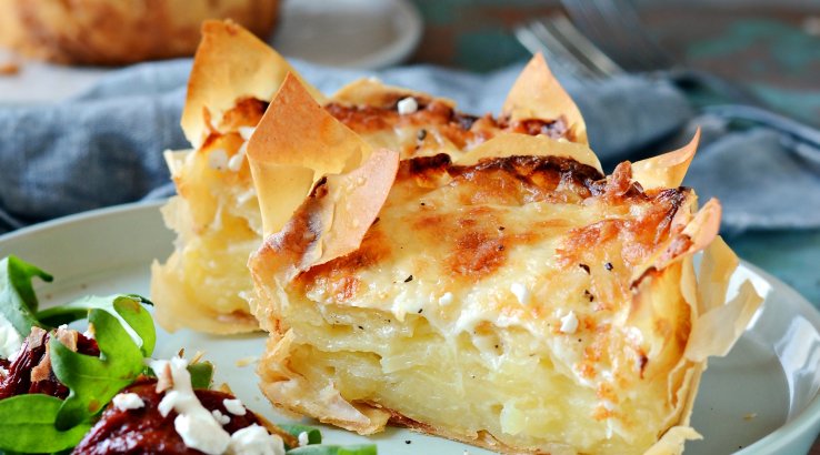 запіканка з тістом філо