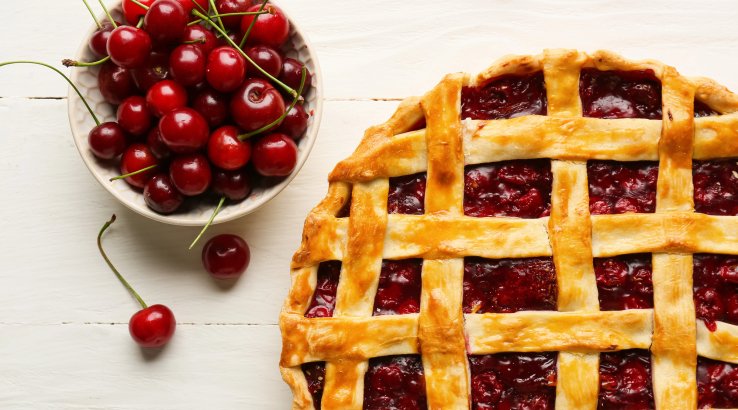 Київський пиріг з вишнями