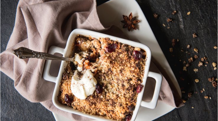 Пиріг з сухофруктів і горіхів