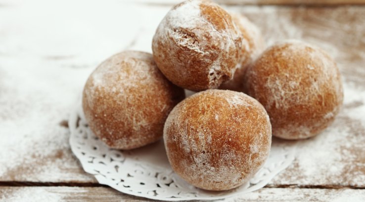 Пончики с яблоками