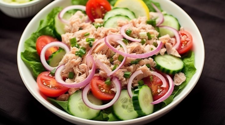 Салат з тунцем