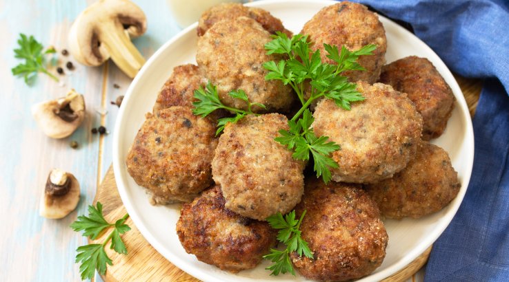 Овощные тефтели с грибами