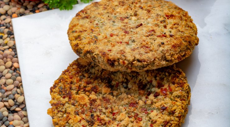 Бургер з гороху рецепт