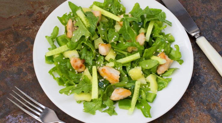 Курячий салат з зеленню