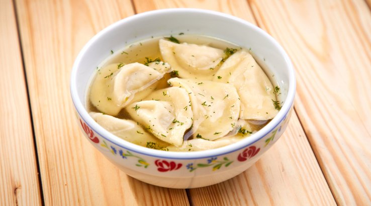 Креплах у бульйоні