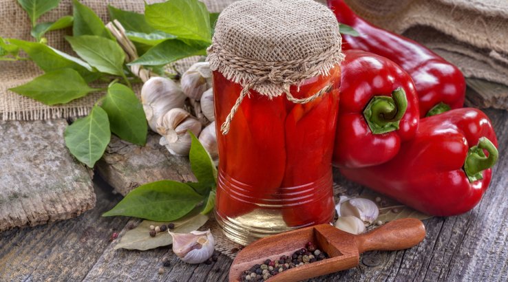 Смажений цілий болгарський перець