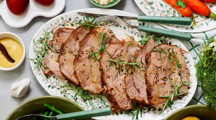 Домашня буженина з часником