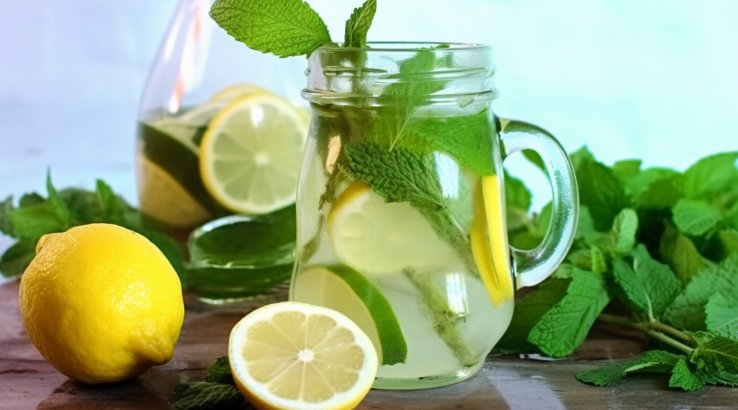 Консервоване мохіто з аґрусу на зиму