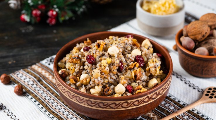 Кутя з журавлиною