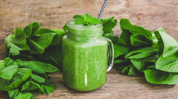 Смузі зі шпинатом без цукру