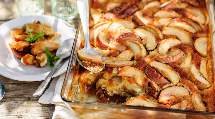 Пиріг з яблуками та корицею