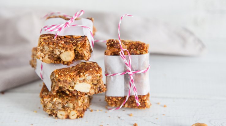 Вівсяні батончики з фундуком
