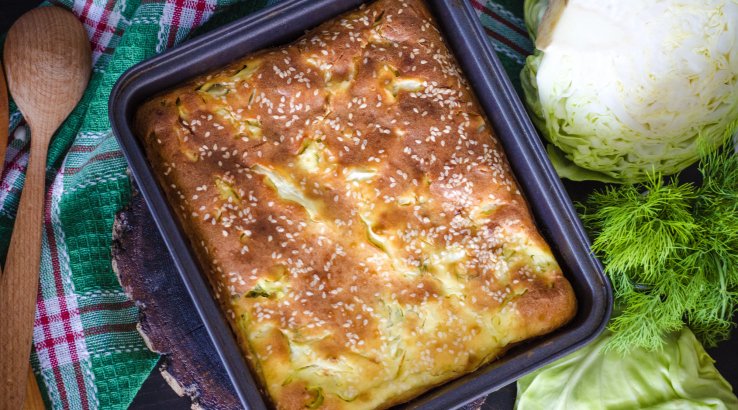 пиріг з капустою на сметані