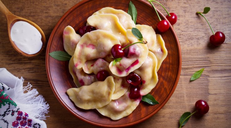 Вареники з вишнею